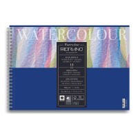 Альбом на спирали для акварели FABRIANO Watercolour Studio Cold pressed, 300г/м2, 21x29.7см, Фин, 12 листов