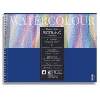 Альбом на спирали для акварели FABRIANO Watercolour Studio Cold pressed, 300г/м2, 24x32см, Фин, 12 листов