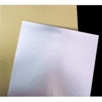 Картон с фольгированным покрытием FABRIANO, 235г/м2, лист 65x50см, Серебряный, 10л./упак.