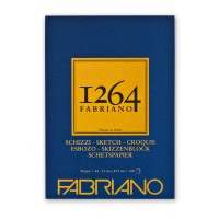 Альбом для графики SKETCH 1264 Fabriano, А4 90г/м2 слон.кость, 100л. (склейка по короткой стороне)