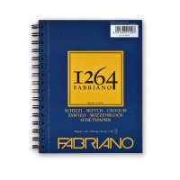 Альбом для графики SKETCH 1264 Fabriano, А5 90г/м2 слон.кость, 60л. (спираль по длинной стороне)