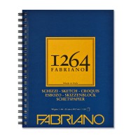 Альбом для графики SKETCH 1264 Fabriano, А4 90г/м2 слон.кость, 120л. (спираль по длинной стороне)