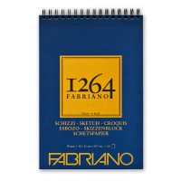 Альбом для графики SKETCH 1264 Fabriano, А4 90г/м2 слон.кость, 120л. (спираль по короткой стороне)