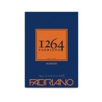 Альбом для маркеров MARKER 1264 Fabriano, А5 70г/м2 ультра-белая, 100л. (склейка по короткой стороне)