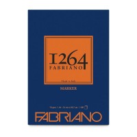 Альбом для маркеров MARKER 1264 Fabriano, А4 70г/м2 ультра-белая, 100л. (склейка по короткой стороне)