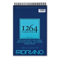 Альбом для смешанных техник MIX MEDIA 1264 Fabriano, А4 300г/м2, 30л. (спираль по короткой стороне)