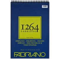 Альбом для графики DRAWING 1264 Fabriano, А3 180г/м2, 50л. (спираль по короткой стороне)