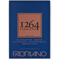 Альбом для графики BRISTOL 1264 Fabriano, А3 200г/м2, 50л. (склейка по короткой стороне)