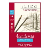 Альбом для зарисовок FABRIANO Accademia, 120г/м2, 21x29.7см, склейка 50 листов