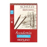 Альбом на спирали для зарисовок FABRIANO Accademia, 120г/м2, 14.8x21см, 50 листов