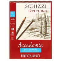Альбом на спирали для зарисовок FABRIANO Accademia, 120г/м2, 29.7x42см, 50 листов
