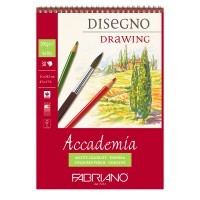 Альбом на спирали для графики FABRIANO Accademia, 200г/м2, 21x29.7см, 30 листов