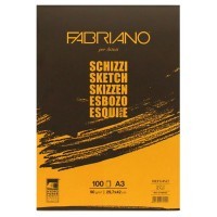 Альбом для зарисовок FABRIANO Schizzi, 90г/м2, 29.7x42см, 100 листов, склейка по длинной стороне