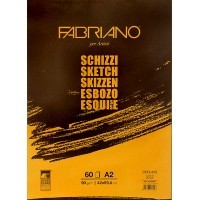 Альбом для зарисовок FABRIANO Schizzi, 90г/м2, 42x59.4см, 60 листов, склейка по длинной стороне