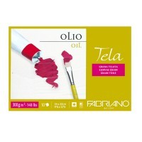 Блок бумаги для масла FABRIANO Tela, 300г/м2, 24x32см, фактура 