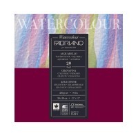 Блок для акварели FABRIANO Watercolour Studio Cold pressed, 200г/м2, 30x30см, Фин, склейка 20 листов