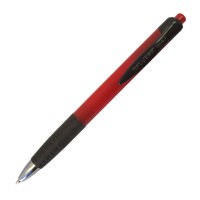 Автоматическая шариковая ручка красная (0.7мм) Flyer