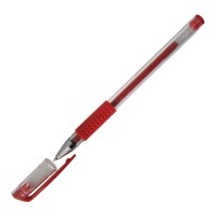 Ручка гелевая красная (0.5мм) Flyer