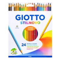 Набор цветных шестигранных карандашей GIOTTO STILNOVO, 24цв.