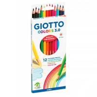 Набор цветных карандашей GIOTTO COLORS 3.0, 12цв.