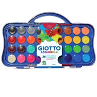 Сухая акварель в таблетках 30мм GIOTTO Colour Blocks, 36цв.