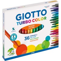 Фломастеры GIOTTO TURBO COLOR, 36цв.