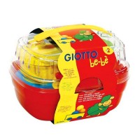 Набор с массой для моделирования GIOTTO be-be, 100г, 4цв. (в пласт. чемоданчике)