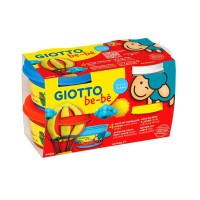 Набор с массой для моделирования GIOTTO be-be, 100г, 4цв. (основные цвета)