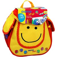 Рюкзачок `Овечка` с фломастерами и восковыми мелками GIOTTO be-be (+раскраска)
