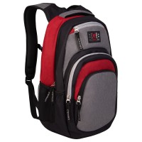 Рюкзак Grizzly серый 33х48х21см, 1 отделение, 4 кармана, укрепленная спинка