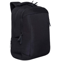Рюкзак Grizzly черный 30x45x20см, 2 отделения + 1 отд. для ноутбука, 3 кармана, анатомическая спинка