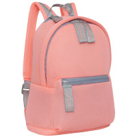 Рюкзак Grizzly персиковый 26x38x12см, 1 отделение, 3 кармана, укрепленная спинка
