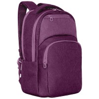 Рюкзак Grizzly сливовый 27.5х43х16см, 1 отделение, 4 кармана, укрепленная спинка
