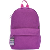 Рюкзак Grizzly фиолетовый 29х41х18см, 1 отделение, 3 кармана, уплотненная спинка
