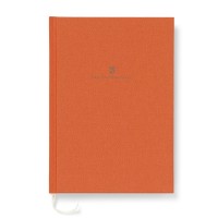 Книга в тв.переплете A5 Graf von Faber-Castell, лён, оранжевый