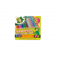 Карандаши цветные JOLLY Supersticks KINDERFEST METALLICMIX 24 цвета в металлической коробке