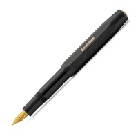 Ручка перьевая KAWECO CLASSIC Sport Guilloche M 0.9мм, черный с орнаментом