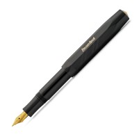 Ручка перьевая KAWECO CLASSIC Sport Guilloche FE 0.5мм, черный с орнаментом