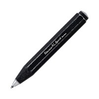 Ручка шариковая KAWECO AL Sport Stonewashed 1.0мм, черный состаренный