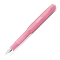 Ручка перьевая KAWECO FROSTED Sport F 0.7мм, розовая питайя