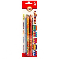 Набор карандашей с многоцветным грифелем 