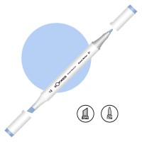 Маркер спиртовой двухсторонний КОРЖЕВ, B239 Голубой лёд