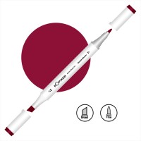 Маркер спиртовой двухсторонний КОРЖЕВ, RV139 Темно-малиновый