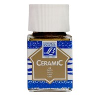 Краска по керамике Lefranc&Bourgeois CERAMIC 50мл, 700 золото (металлик)