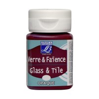 Краска по стеклу и керамике GLASS&TILE (непрозр.) 50мл, 324 красный мак, Lefranc&Bourgeois