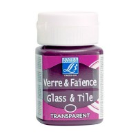 Краска по стеклу и керамике GLASS&TILE (прозр.) 50мл, 629 фиолетовый восточный, Lefranc&Bourgeois