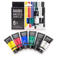 Набор красок акрил Liquitex BASICS 22мл, 6цв.