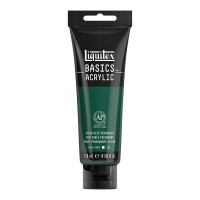 Краска акрил Liquitex BASICS 118мл, 350 Зеленый темный перманентный