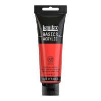 Краска акрил Liquitex BASICS 118мл, 510 Кадмий красный светлый (имит.)