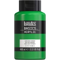 Краска акрил Liquitex BASICS 400мл, 312 Зеленый светлый перманентный